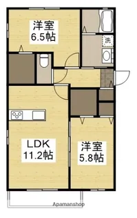 SAKURA TERRACE 2nd【2階】の間取り