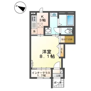 アンジー【1階】の間取り