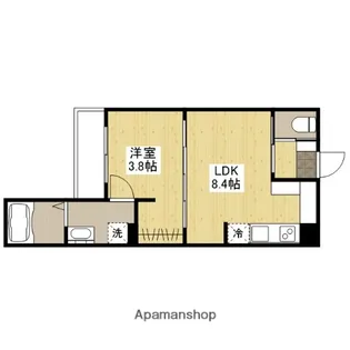 PLANO南蔵王【3階】の間取り