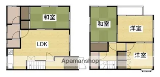 広島県福山市西深津町3丁目【一戸建】の間取り