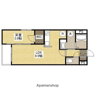 月光福山東弐番館【1階】の間取り