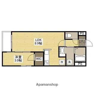 月光福山東弐番館【2階】の間取り
