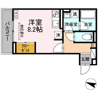 西町SUZUKAZE【3階】の間取り