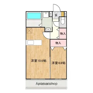 セレストローザ【403号室】の間取り