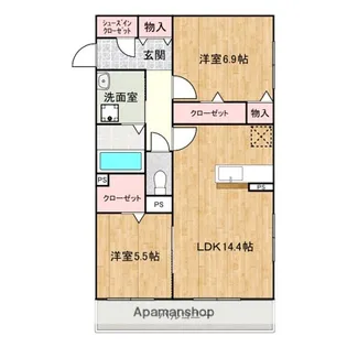FORT RISE【3階】の間取り