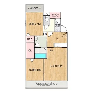 FORT RISE【3階】の間取り