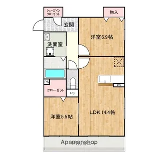 FORT RISE【1階】の間取り