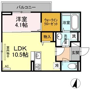 Sophia・MIRIMA【3階】の間取り