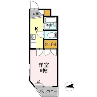 平成第2ビル【403号室】の間取り