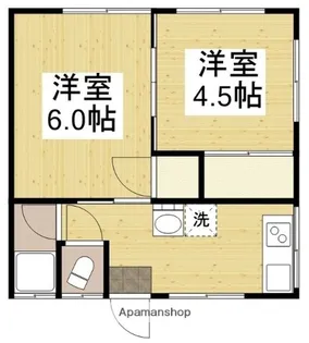 シエル大谷【202号室】の間取り