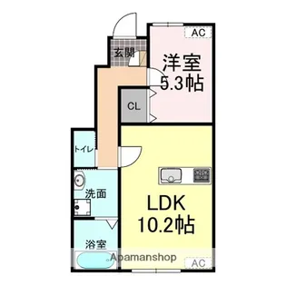 マースフル【1階】の間取り
