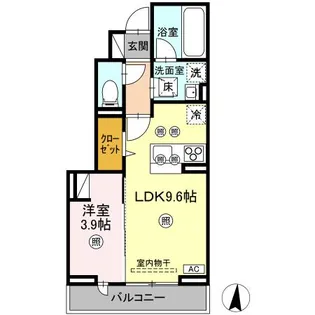 ヌオーヴォチッタ【1階】の間取り