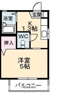 シャーメゾンサンフラワー【2階】の間取り