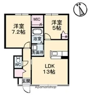 セイフティパストラル【1階】の間取り