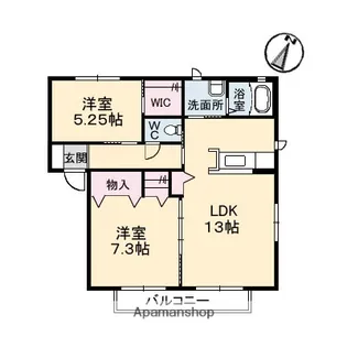 アークデザイン大門【2階】の間取り