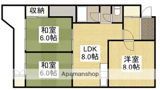 コーポサンライフ【3階】の間取り