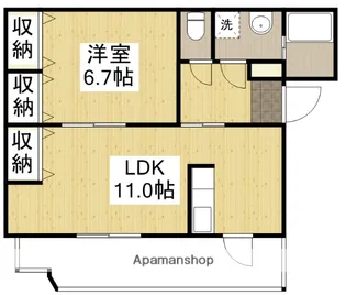 ラピスラズリ【1階】の間取り