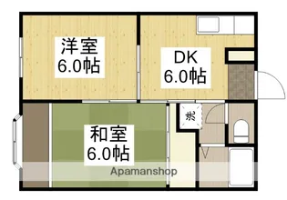 メゾンエスポアB【201号室】の間取り