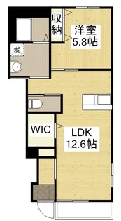 ライジングムサシ【1階】の間取り