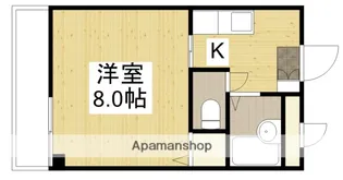 ウィンディア小原【1階】の間取り