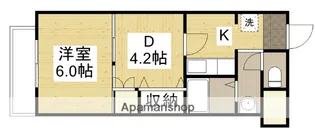 ハートレイク マンション【210号室】の間取り