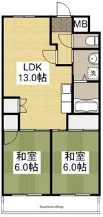 レジデンスマサノ1【202号室】の間取り