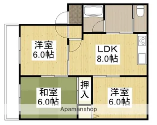 サン・オーレ多治米【2階】の間取り