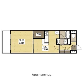 フラットリア春日【5階】の間取り