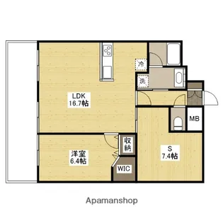フラットリア春日【9階】の間取り