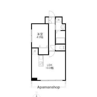 ローゼンコート禄屋【13階】の間取り