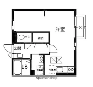 セジュールフィリア【201号室】の間取り