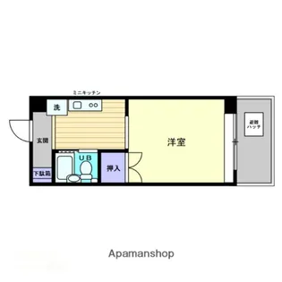 マンション福山【3階】の間取り