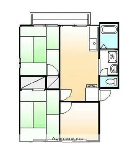 キャッスル春日 B【1階】の間取り