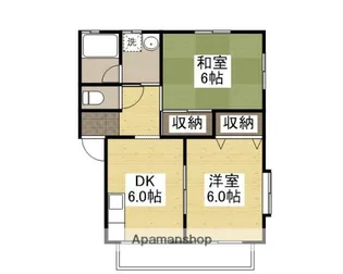 エトワール多治米【1階】の間取り