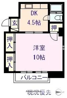 ルーエ霞町【5階】の間取り