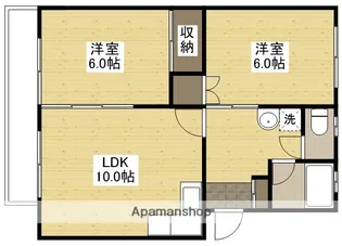 新涯マンションB【505号室】の間取り