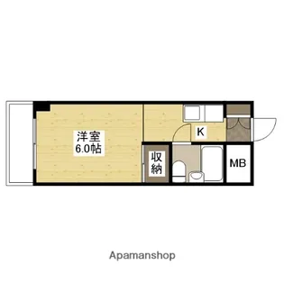 K7【511号室】の間取り