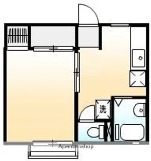 サンシティラサール【1階】の間取り