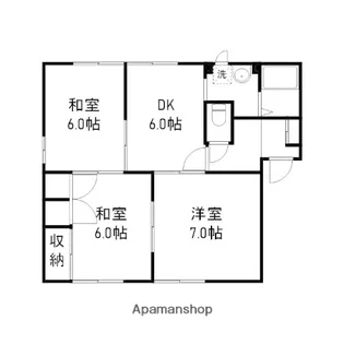 ドルフィン【201号室】の間取り