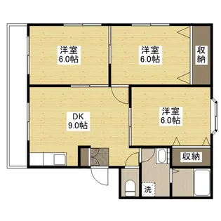 リバーコートカドヤ【1階】の間取り