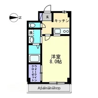 シャングリラ霞【6階】の間取り
