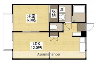 山根ハイツ【105号室】の間取り