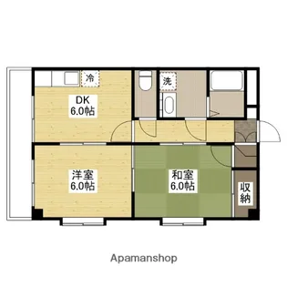 グレイスランド【2階】の間取り