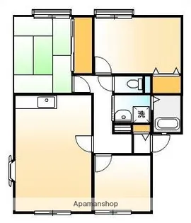 サンビレッジ城西 B【101号室】の間取り
