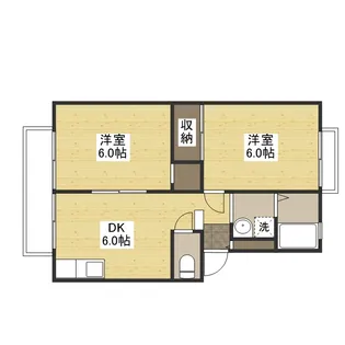 サンシャイン中川 A棟【102号室】の間取り