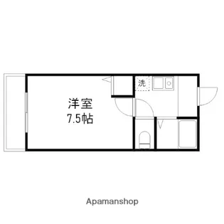 エメローズ汐田【1階】の間取り