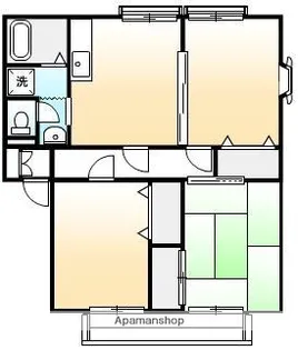 サンビレッジかねひらA【2階】の間取り