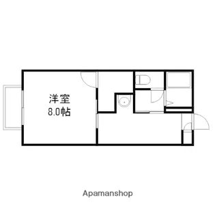 アーバン東福山B棟【1階】の間取り