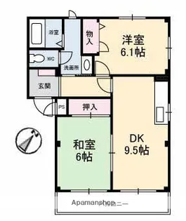 グレース春日【2階】の間取り