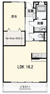エトワール新涯【1階】の間取り